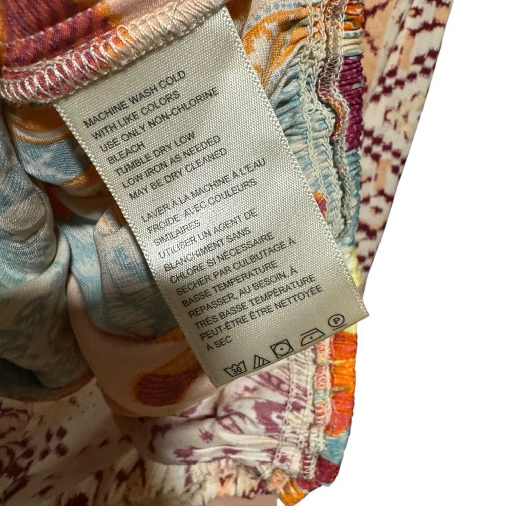 Revolve Free People Multicolor Patchwork Tied to … - image 9